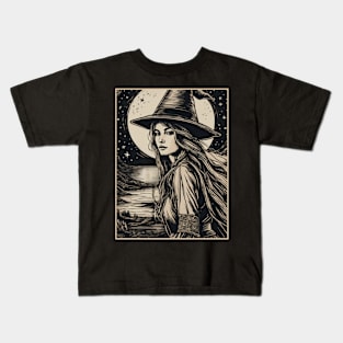 Witchy Moon Kids T-Shirt